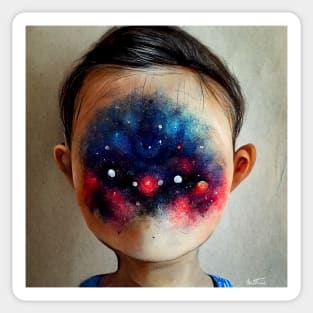 Galaxy Face Sticker